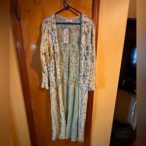 New southern fried sequins duster .
